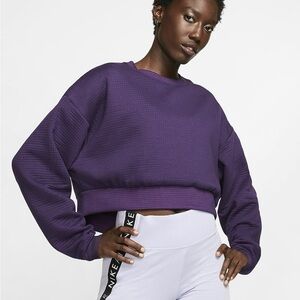 Nike Purple Sportswear City Ready Women's Fleece Crew